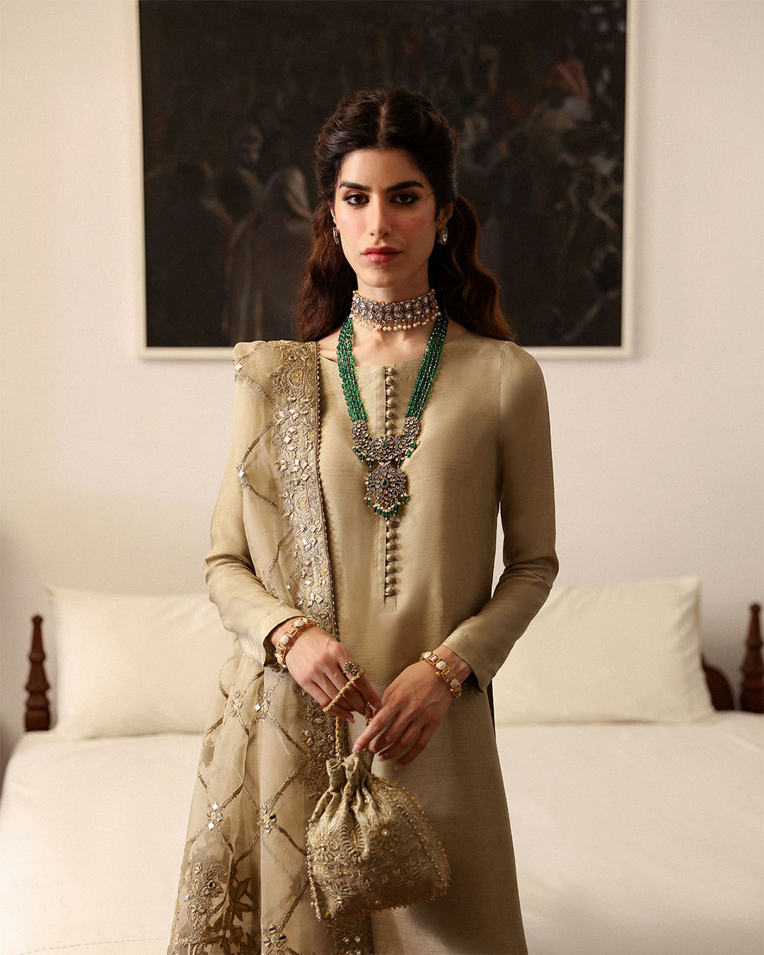 Faiza Saqlain | Mehermah Luxe Formals | Nainsi - Wedding Dress - Maria Faisal