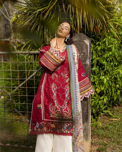 Esmel | Mon Tresor Luxe Lawn 26 | Merci Pour Tout - Luxury Dress - available at Maria Faisal in UK and USA.