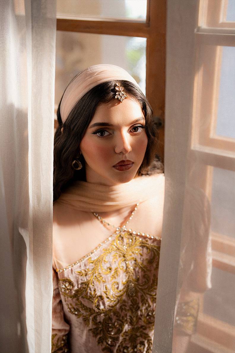 Caia | Luxury Velvet Edit 25 | Roselle (Pink) by Maria Faisal - Registered Vendor of : Caia - type : Ladies Clothes - 100% original wedding dresses