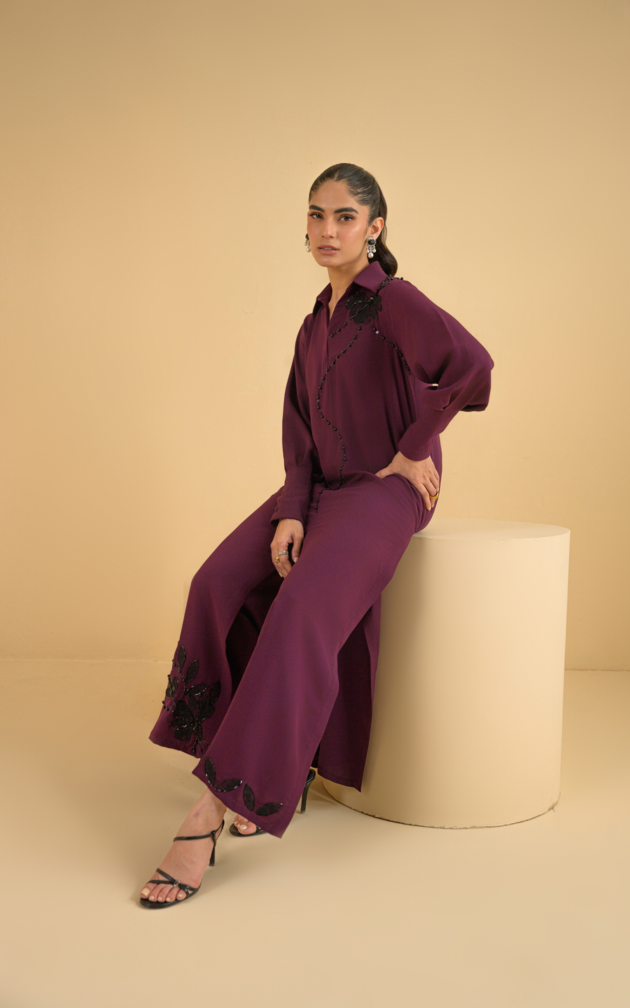 Sana Abbas | La Fiesta | Liyana - Luxury Dress - available at Maria Faisal in UK and USA.