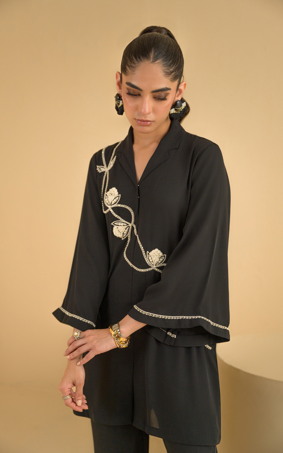 Sana Abbas | La Fiesta | Luma - Luxury Dress - available at Maria Faisal in UK and USA.
