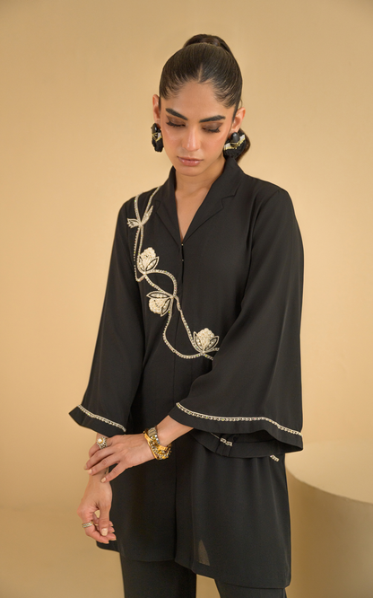 Sana Abbas | La Fiesta | Luma - Luxury Dress - available at Maria Faisal in UK and USA.