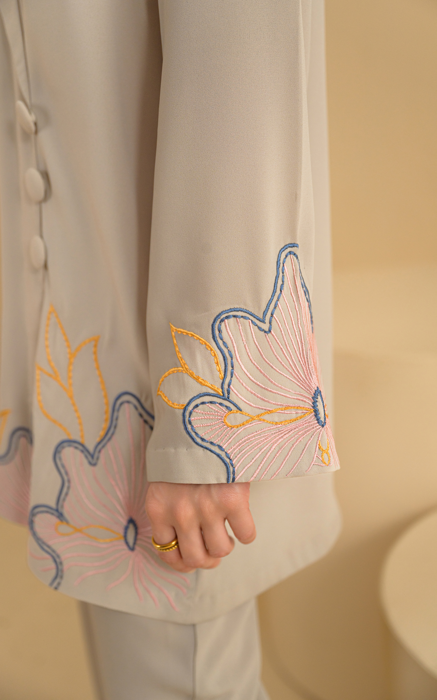 Sana Abbas | La Fiesta | Ivara - Luxury Dress - available at Maria Faisal in UK and USA.