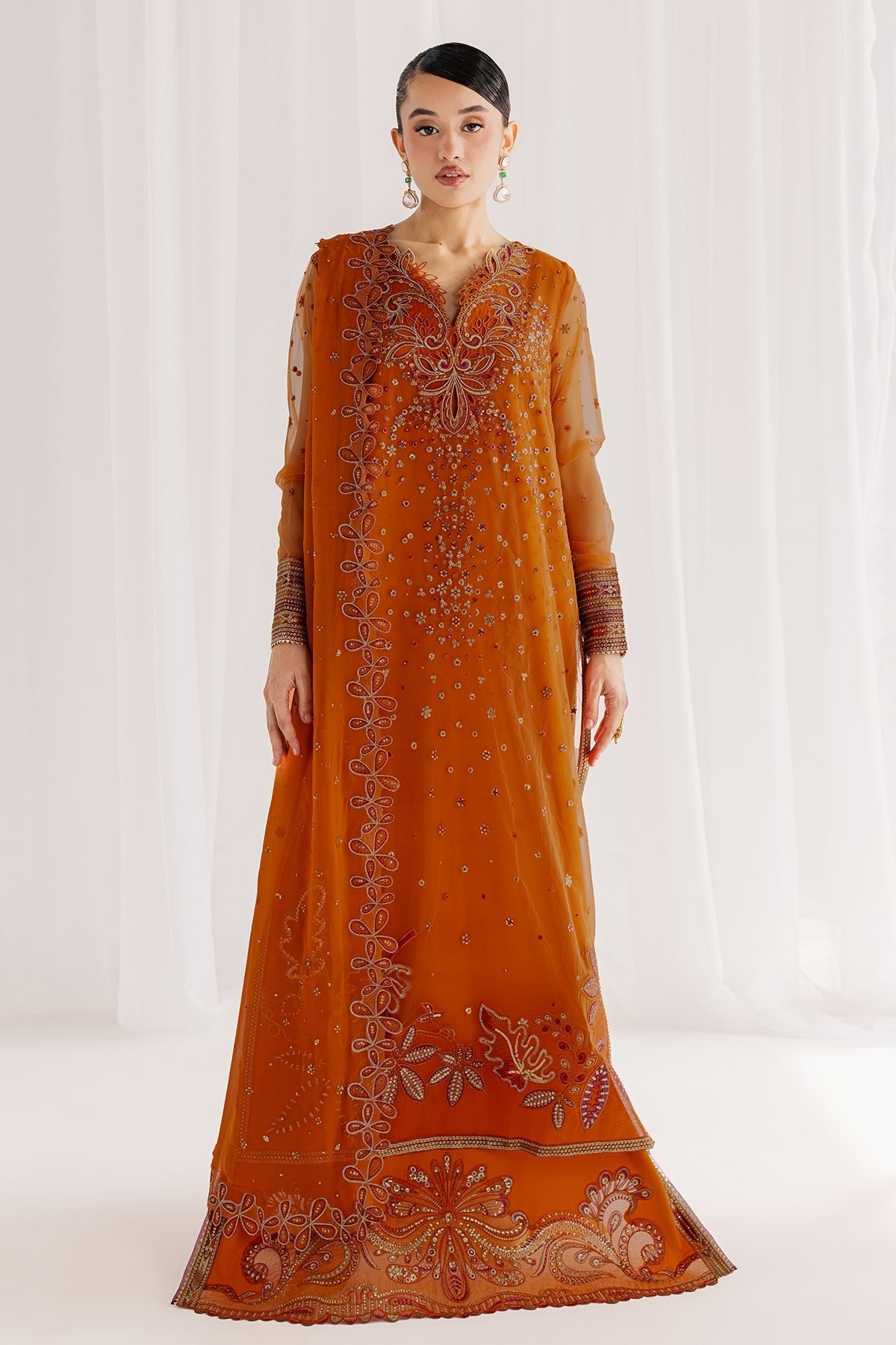 Nureh | Fancy Formal 26 | NP-817 - Formal Dress - available at Maria Faisal in UK and USA.