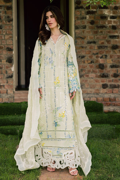 Nureh | Raha Lawn | NE-259 - Luxury Dress - available at Maria Faisal in UK and USA.