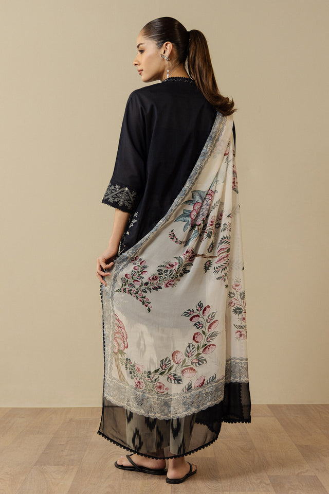 Zara Shahjahan | Coco Prints 26 | CASSIA-10B - Casual Dress - available at Maria Faisal in UK and USA.