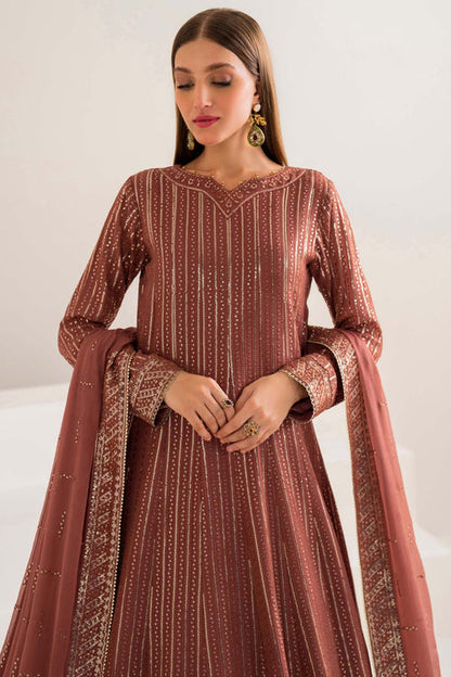 Farasha | Lumiere Formals | RUSSET - Ladies Clothes - Maria Faisal