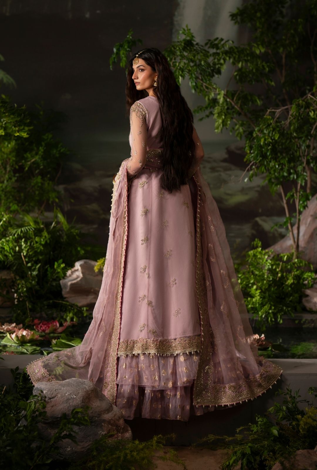 Ajr Couture | Dastan e Ishq | Dhanak - Formal Dress - available at Maria Faisal in UK and USA.