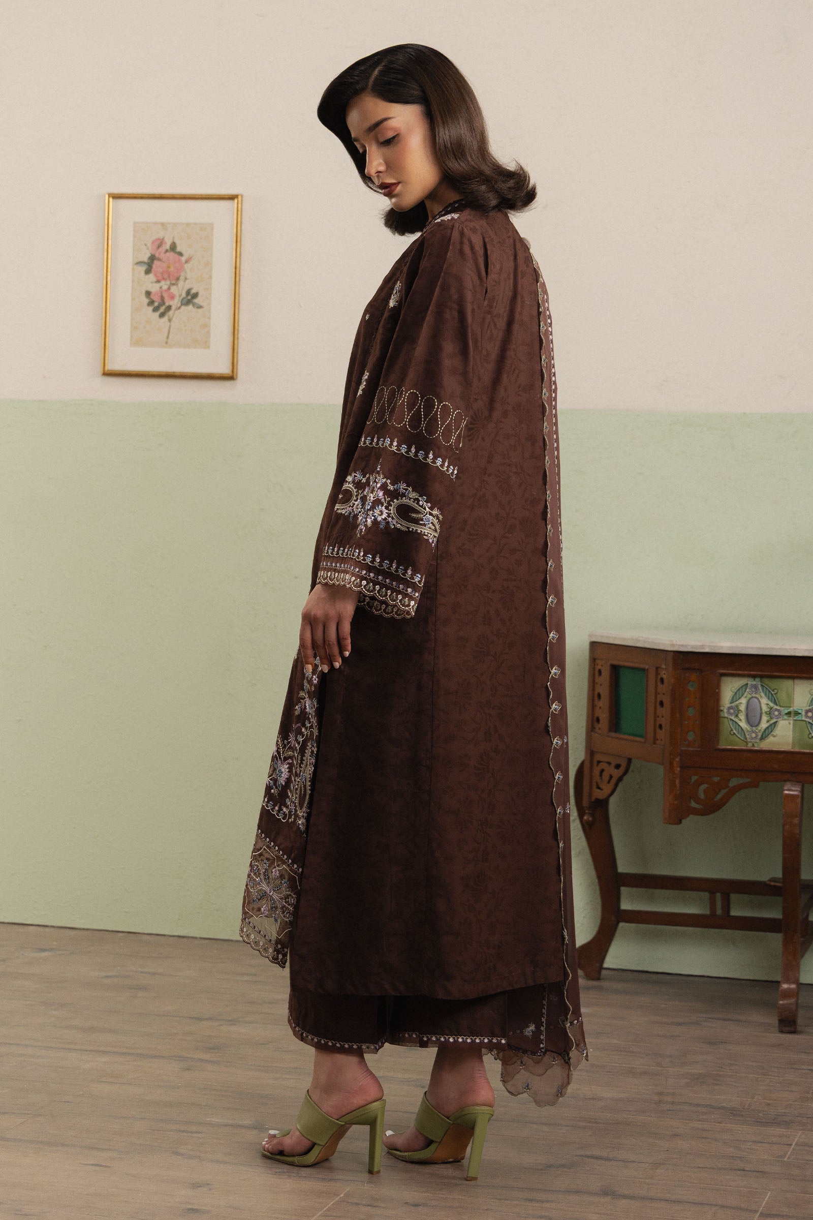 ZaraShahJahan | SS26 | Kaafiya - Festive Dress - available at Maria Faisal in UK and USA