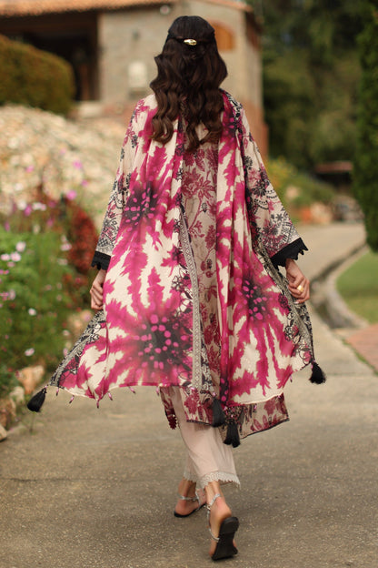Nureh | Signature Prints 26 | SP-205 - Luxury Dress - available at Maria Faisal in UK and USA.