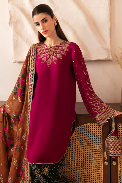 Jazmin | Formals Collection | Raw Silk UR-7038 - Ladies Clothes - Maria Faisal