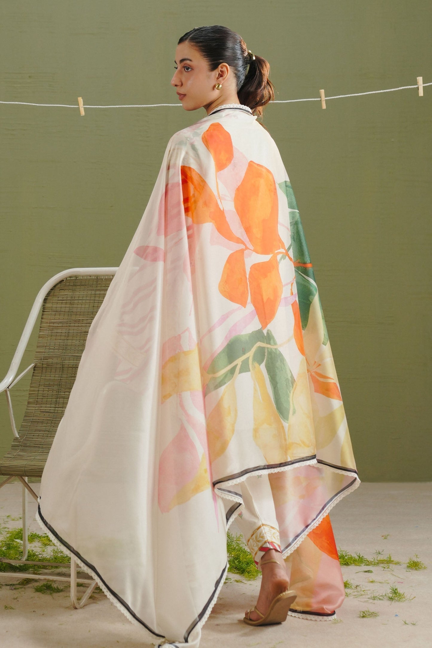 Zara Shahjahan | Coco Prints 26 | Zeya-1A - Casual Dress - available at Maria Faisal in UK and USA.