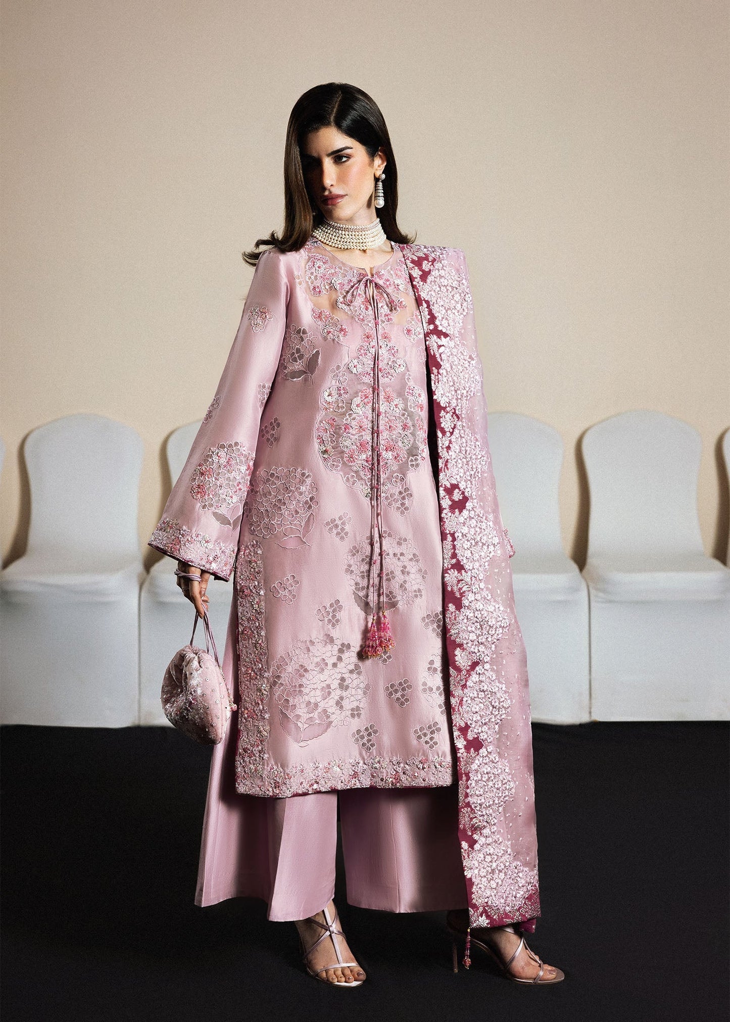 Hussain Rehar | Luxury Pret 26 | Zivah - Luxury Dress - available at Maria Faisal in UK and USA.