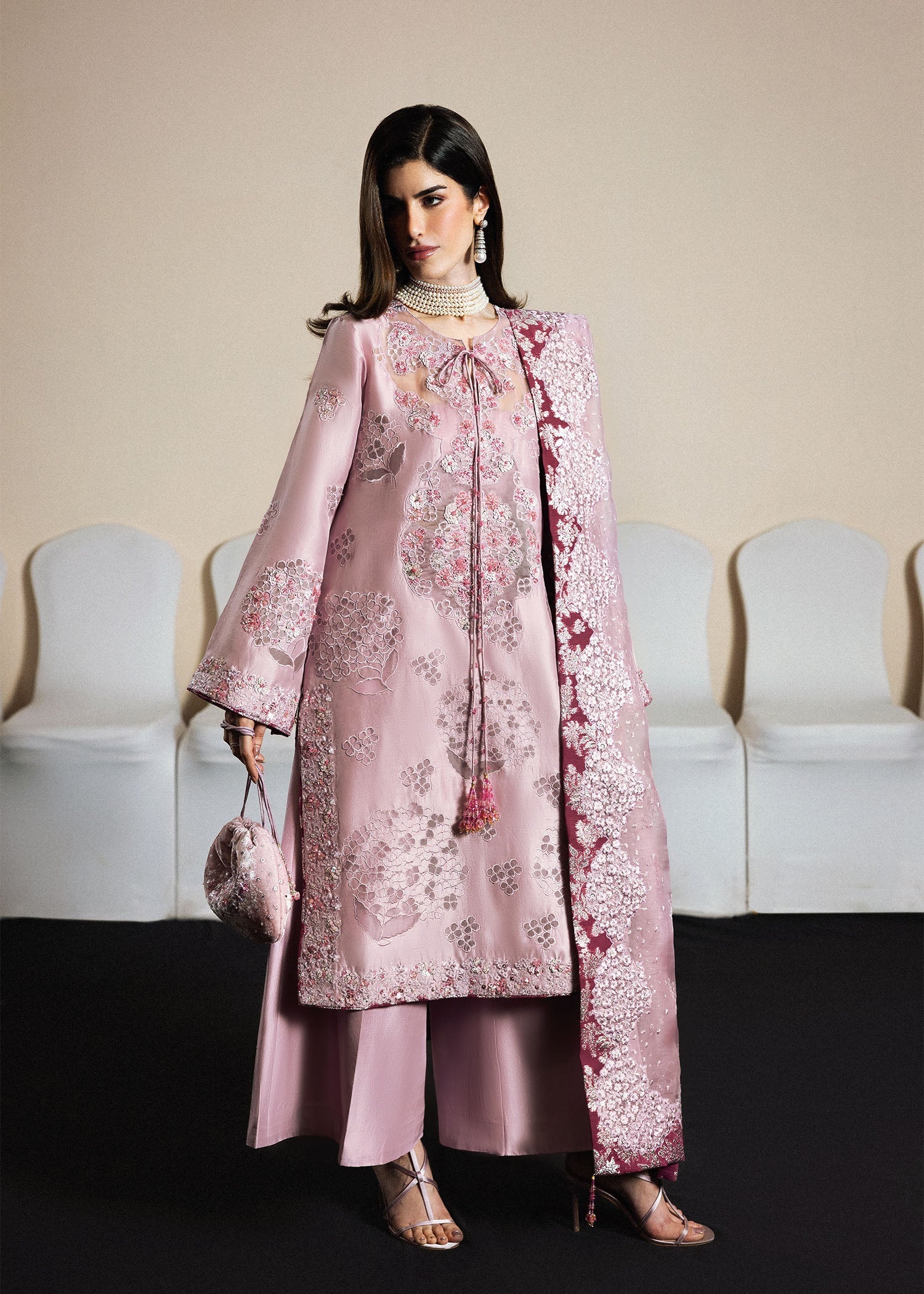 Hussain Rehar | Luxury Pret 26 | Zivah - Luxury Dress - available at Maria Faisal in UK and USA.