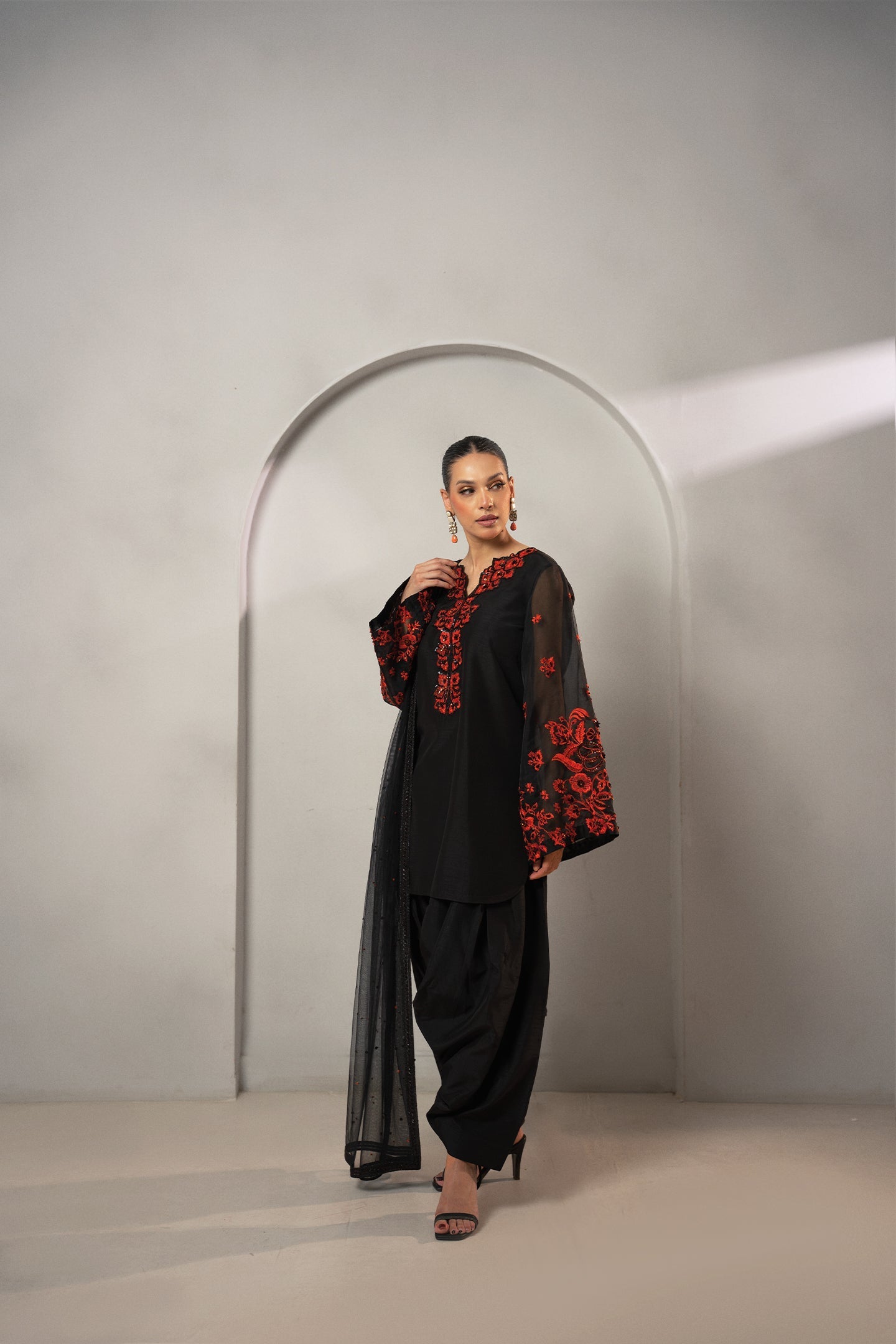 Fozia Khalid | Dilkash Festive Wear 25 | Ayra - Formal Dress - available at Maria Faisal in UK and USA.