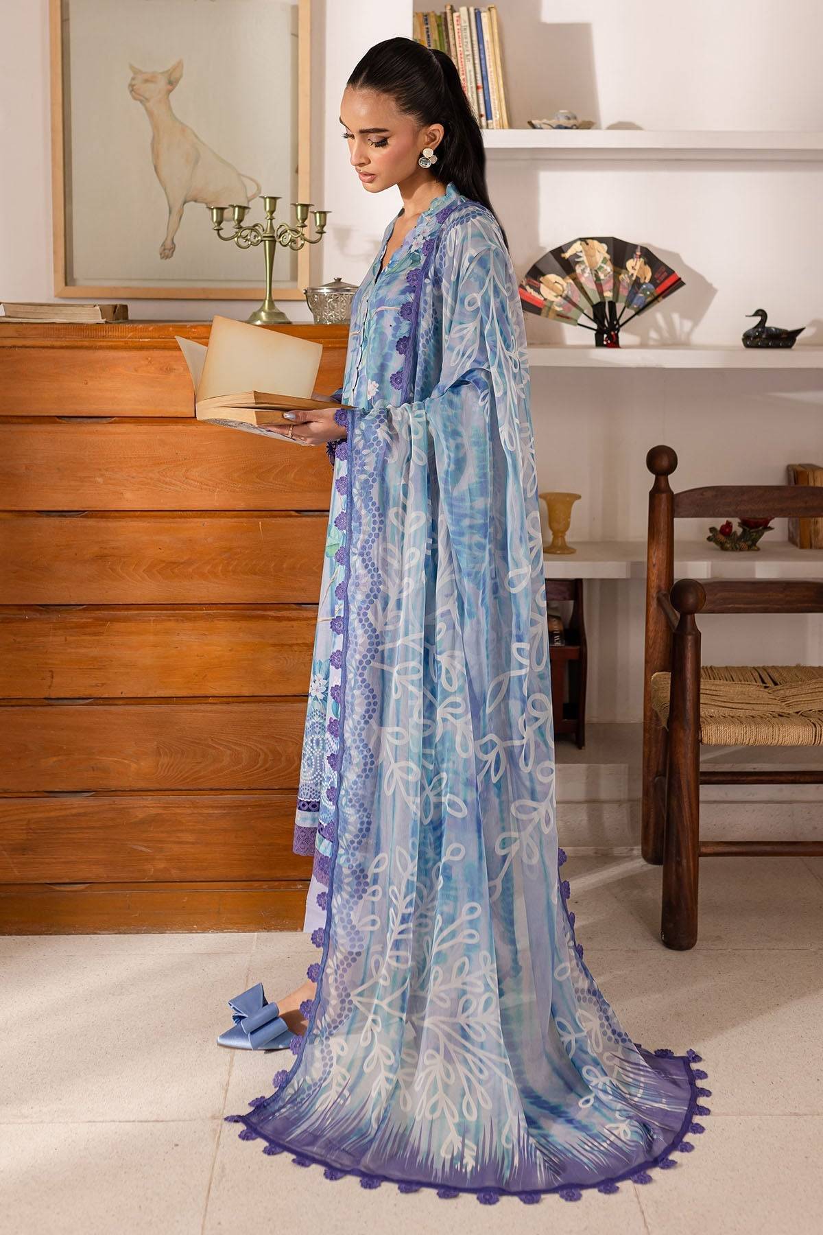 Nureh | Printed Lawn 25 | SP-146 by Maria Faisal - Registered Vendor of : Nureh - type : Ladies Clothes - 100% original wedding dresses