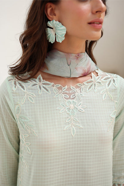 Iznik | lawn 26 | UE-521 - Dress - available at Maria Faisal in UK and USA.