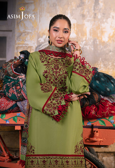 Asim Jofa | Embroidered Lawn Collection | AJAR-33 - Pakistani Dress - Maria Faisal