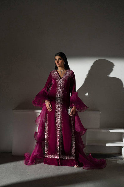 Caia | Luxury Velvet Edit 25 | Fuchsia by Maria Faisal - Registered Vendor of : Caia - type : Ladies Clothes - 100% original wedding dresses
