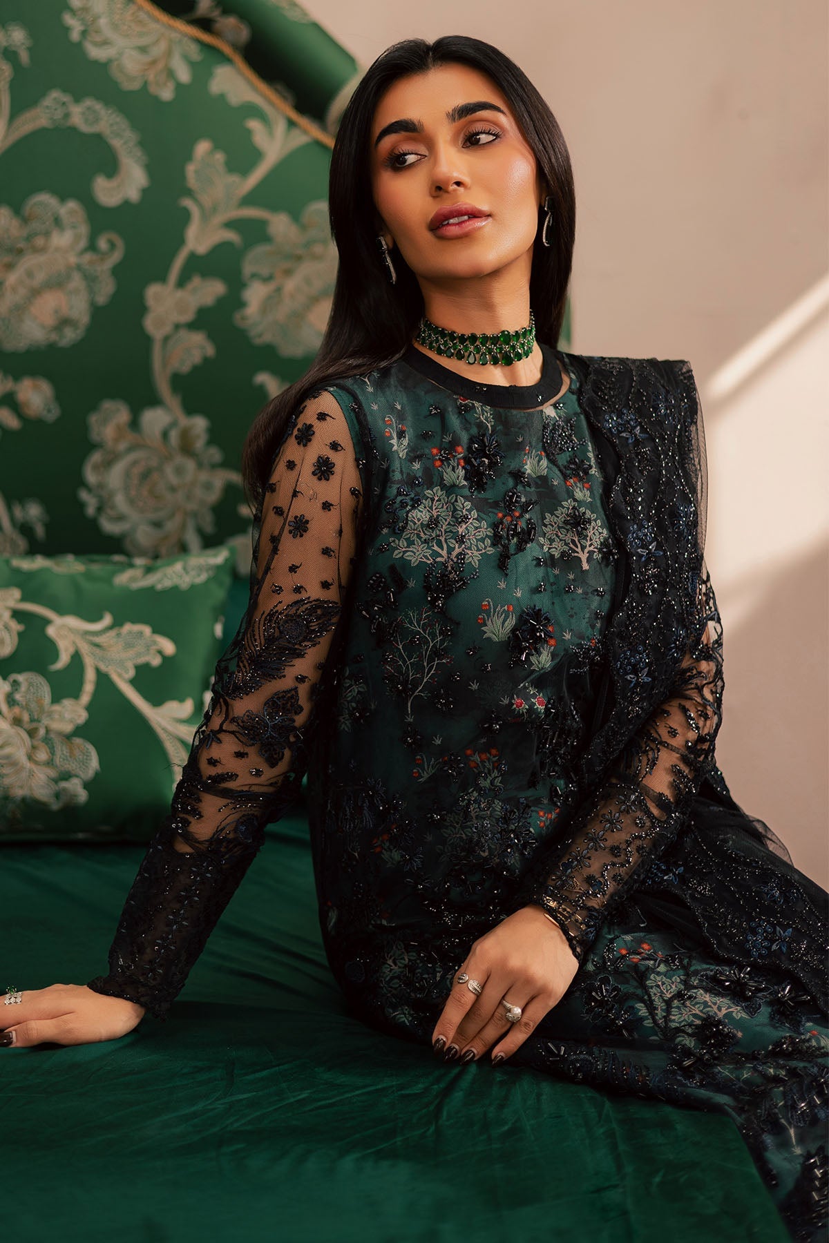 Nureh | Wedding Formals | FP-150 - Wedding Dress - available at Maria Faisal in UK and USA.