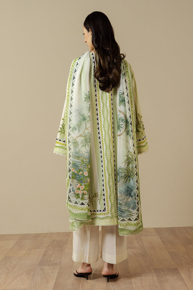 Zara Shahjahan | Coco Prints 26 | Nerine-1A - Casual Dress - available at Maria Faisal in UK and USA.