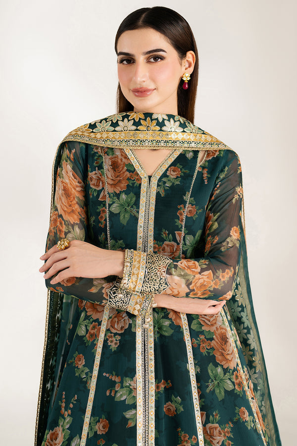 Farasha | Fiorella Formals | Teal Passion - Ladies Clothes - Maria Faisal