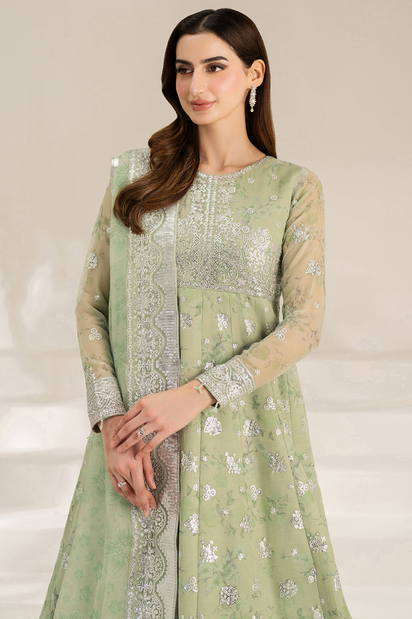 Farasha | Fiorella Formals | Sage Sparkle - Ladies Clothes - Maria Faisal
