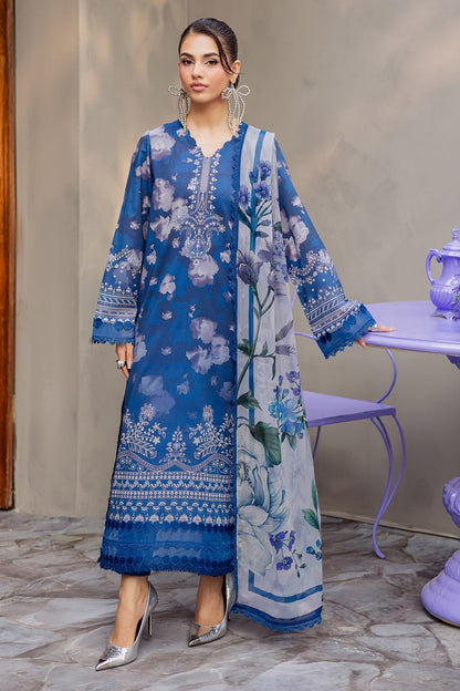 Nureh | Signature Prints 26 | SP-157 - Luxury Dress - available at Maria Faisal in UK and USA.