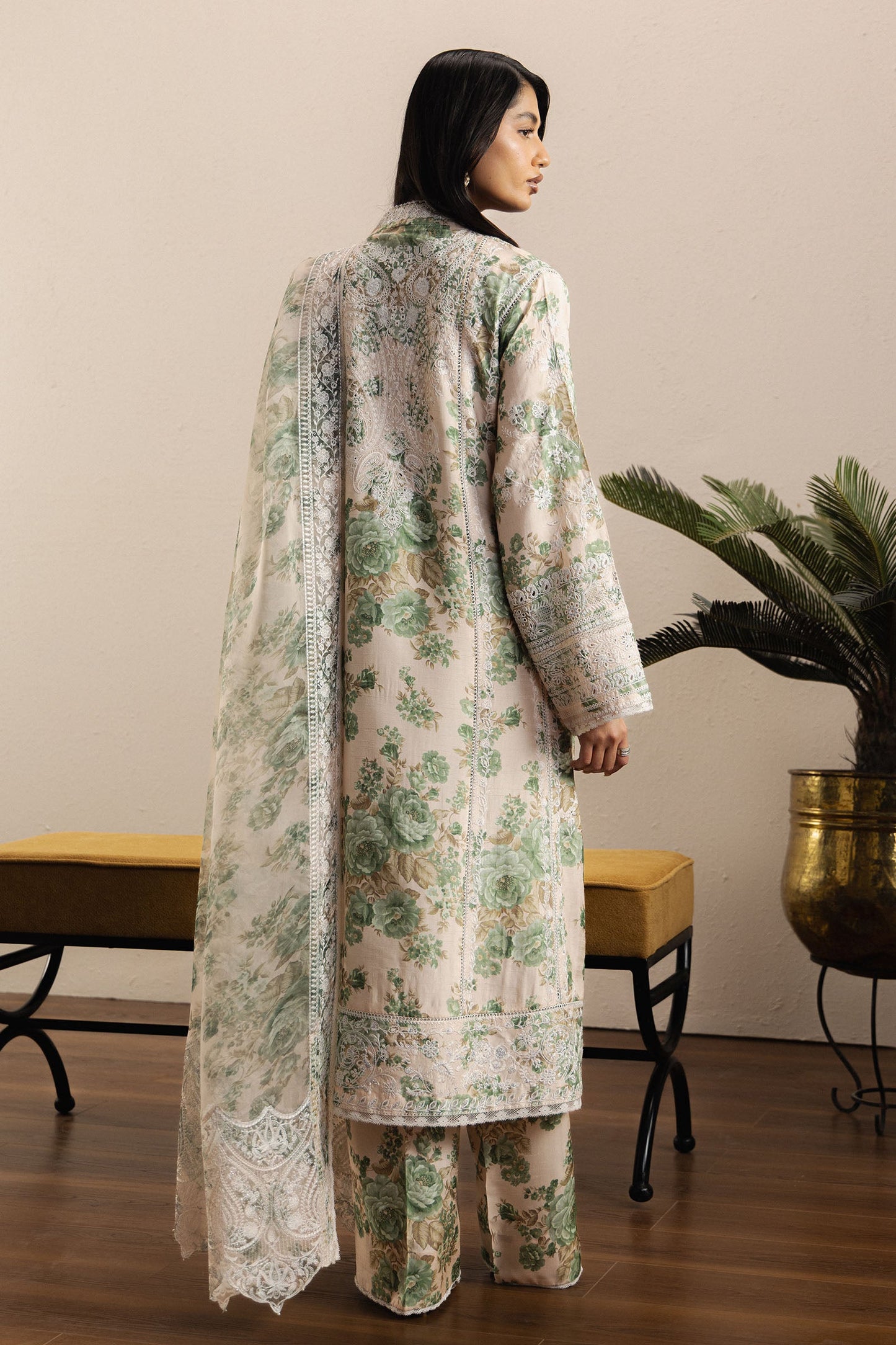 ZaraShahJahan | SS26 | Husnara - Festive Dress - available at Maria Faisal in UK and USA