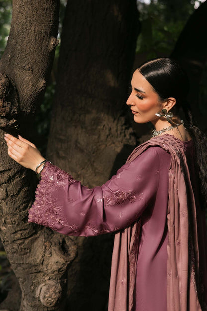 Nureh | Exclusive Winter 25 | NE-177 - Casual Dress - available at Maria Faisal in UK and USA.