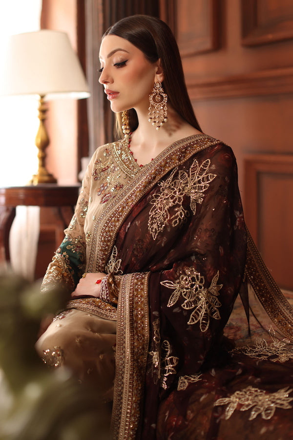 Nureh | Alfaaz Formals | NL-91 - Formal Dress - available at Maria Faisal in UK and USA.