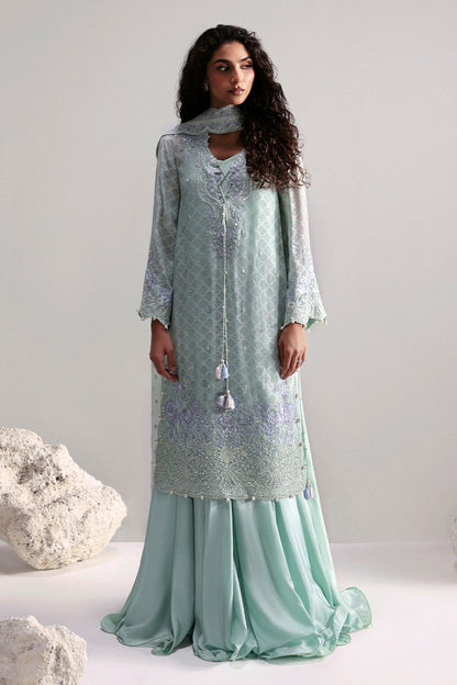 Afrozeh | Slate Ready to Wear | Elysia - Ladies Clothes - Maria Faisal