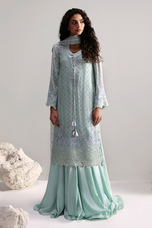 Afrozeh | Slate Ready to Wear | Elysia - Ladies Clothes - Maria Faisal