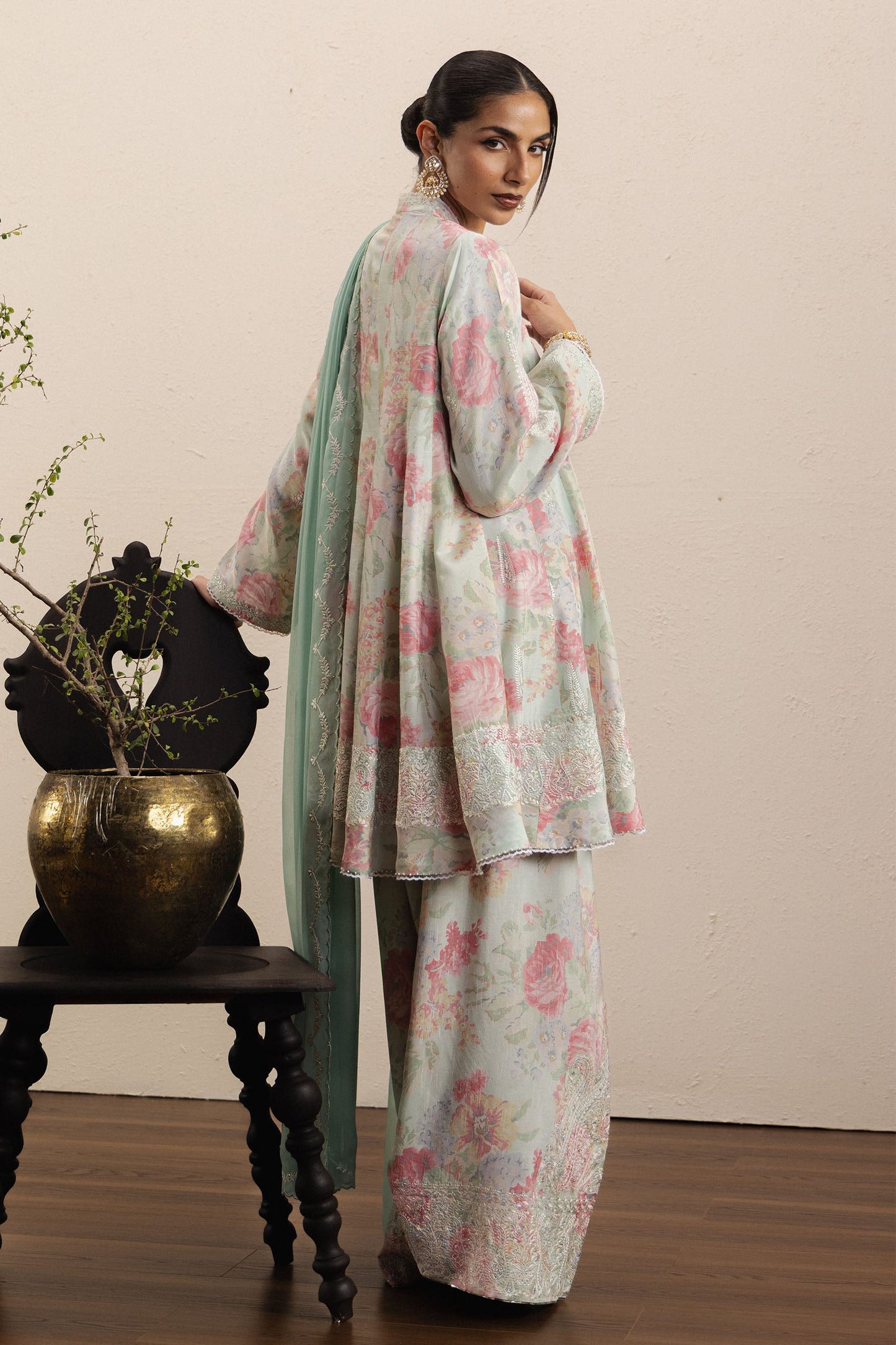 ZaraShahJahan | SS26 | Noor - Festive Dress - available at Maria Faisal in UK and USA