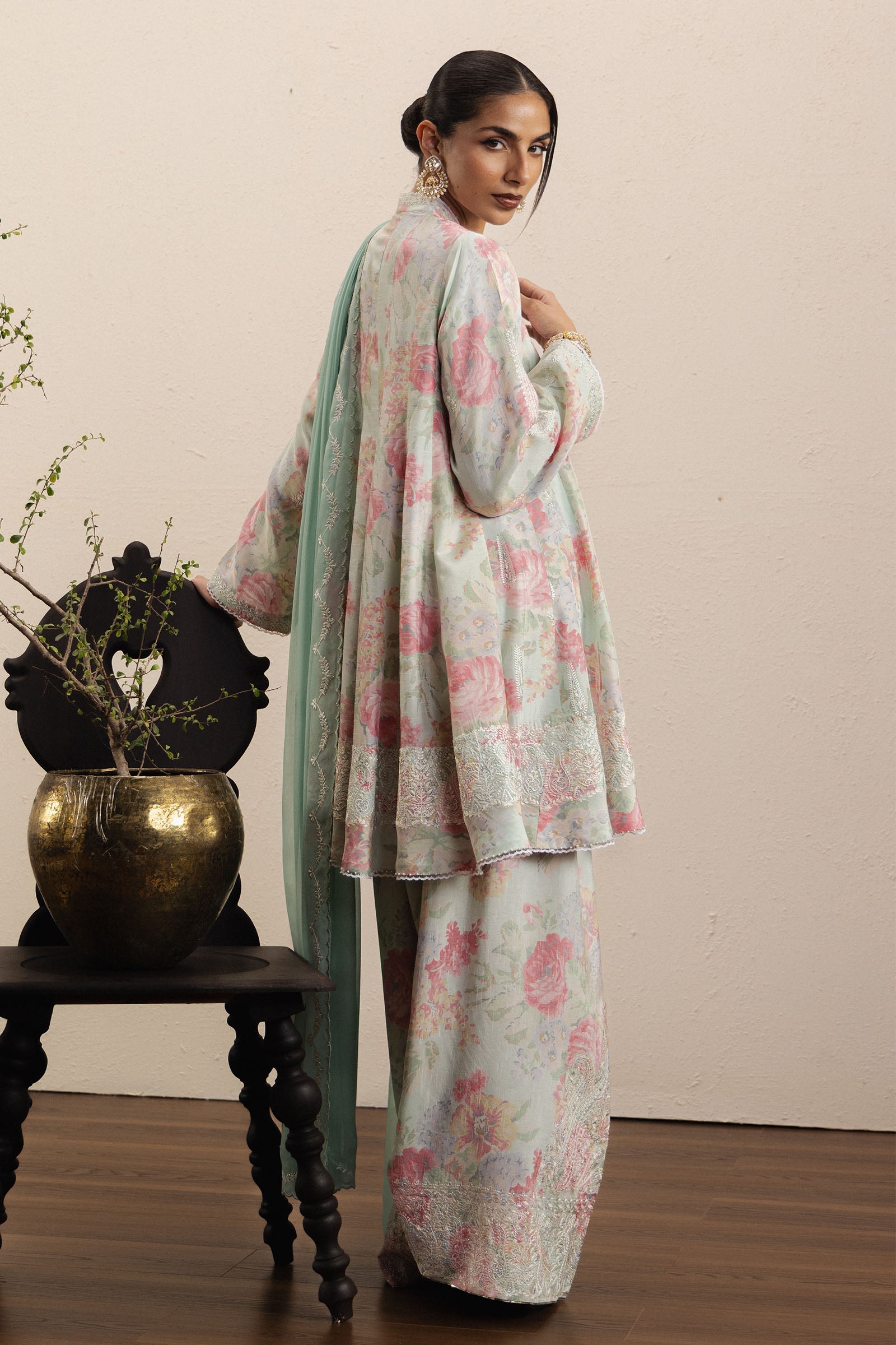 ZaraShahJahan | SS26 | Noor - Festive Dress - available at Maria Faisal in UK and USA
