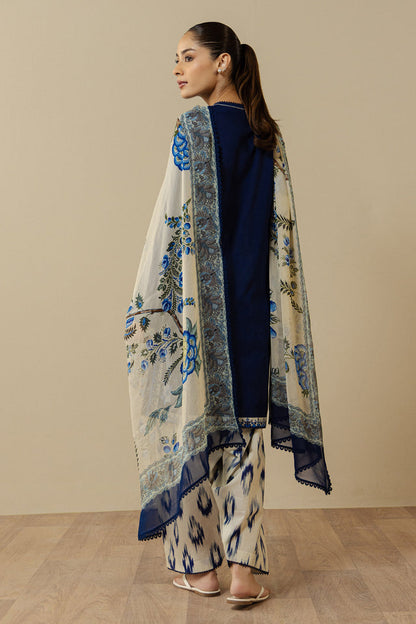 Zara Shahjahan | Coco Prints 26 | Cassia-10A - Casual Dress - available at Maria Faisal in UK and USA.