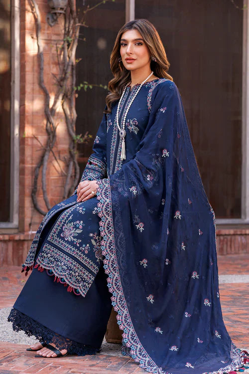 Farasha | Kaavish Lawn 24 | DEEP SAPPHIRE - Waniyas