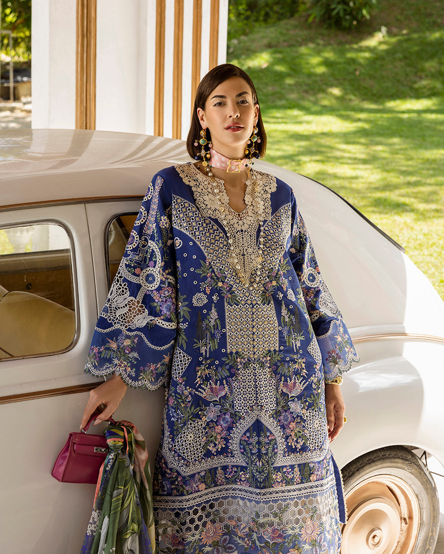 Esmel | Mon Tresor Luxe Lawn 26 | Veni Vidi Amavi - Luxury Dress - available at Maria Faisal in UK and USA.