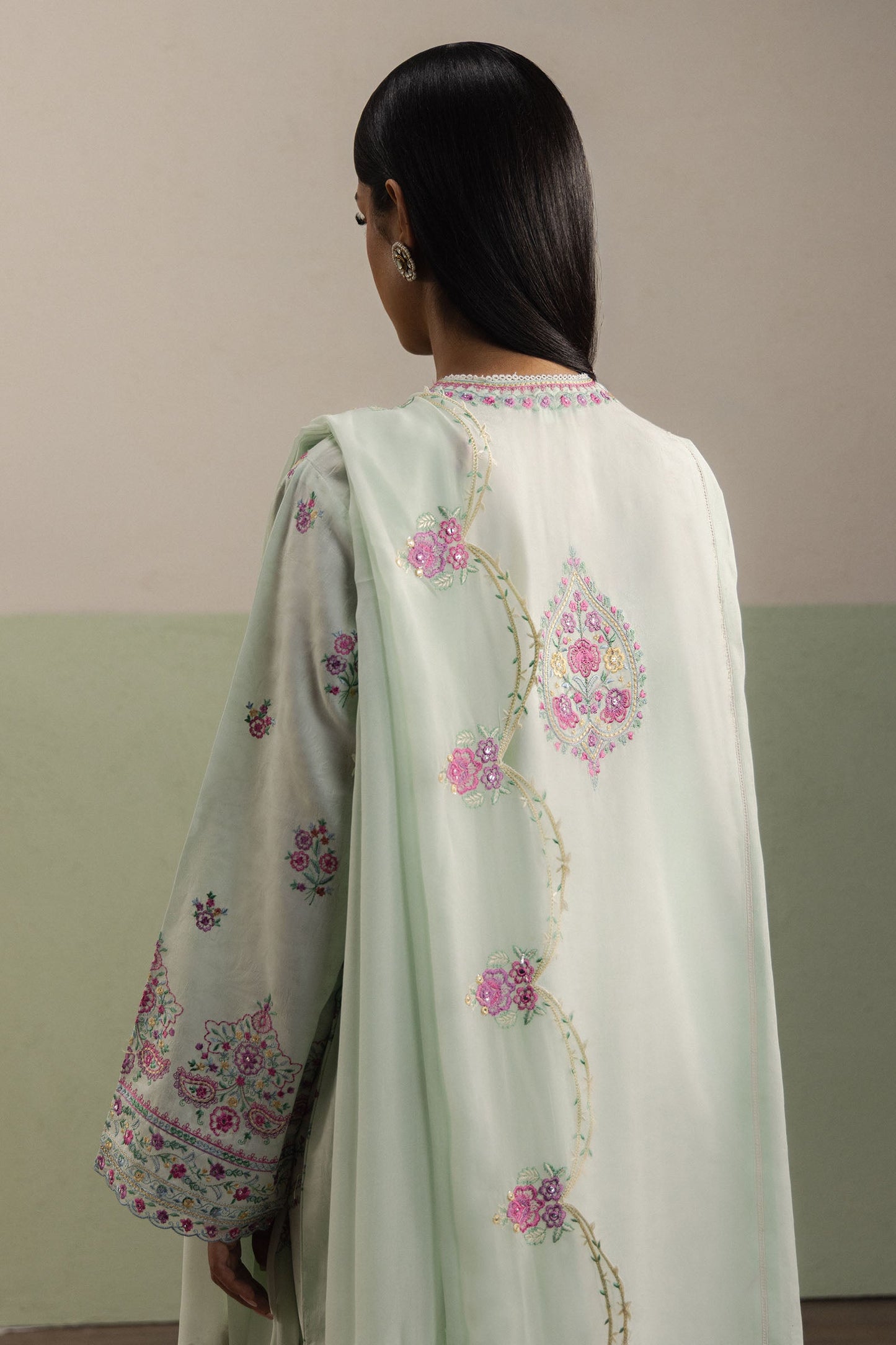 ZaraShahJahan | SS26 | Nargis - Festive Dress - available at Maria Faisal in UK and USA