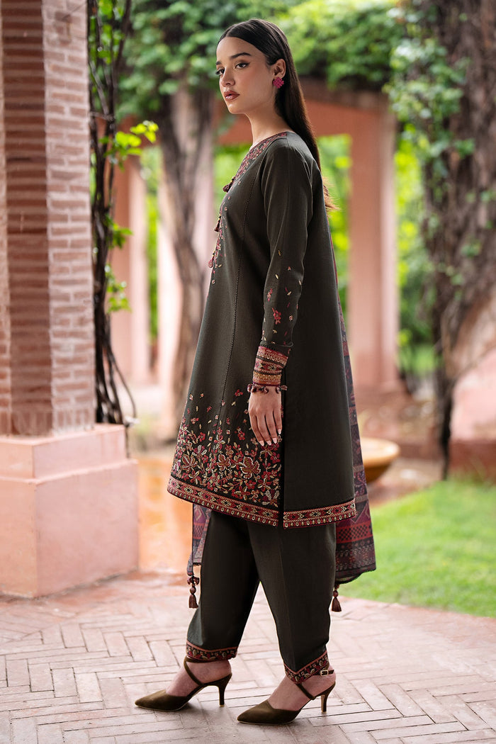 Jazmin | Winter Edition 24 | KHADDAR UW-0058 - Designer Dress with Intricate embroidery and embellishments. Shop elegent wedding dress at Maria Faisal.