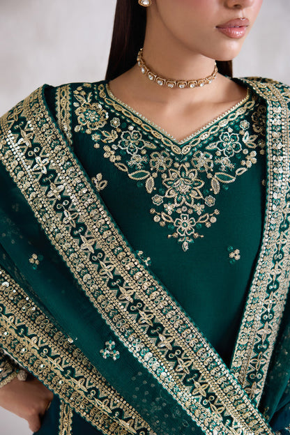 Farasha | Formals 26 | Gold Radiance - Formal Dress - available at Maria Faisal in UK and USA.