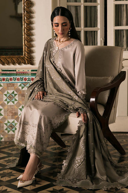 Nureh | Exclusive Winter 25 | NE-178 - Casual Dress - available at Maria Faisal in UK and USA.