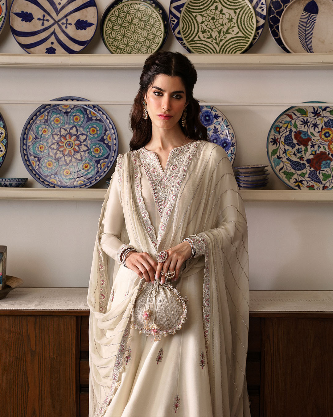 Faiza Saqlain | Mehermah Luxe Formals | Sabina - Wedding Dress - Maria Faisal
