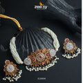 Maya Ali Necklace Sets - Designer Dress with Intricate embroidery and embellishments. Shop elegent wedding dress at Maria Faisal.