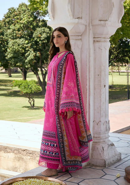 Kahf Premium | Prints Collection 26 | KPS-4B GULNAR - Luxury Dress - available at Maria Faisal in UK and USA.