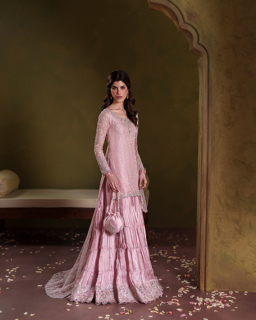 Faiza Saqlain | Lamia Wedding Formals | Husna - Wedding Dress - available at Maria Faisal in UK and USA.