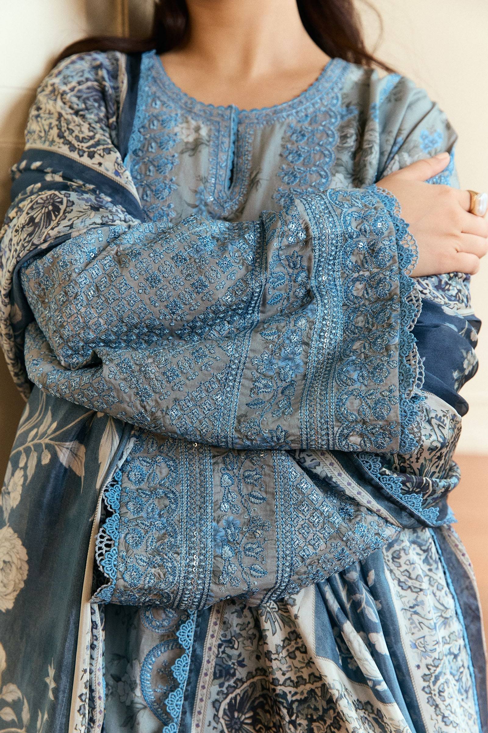 Zara Shahjahan | Coco Eid Edit | Fleuron-D6 by Maria Faisal - Registered Vendor of : Zara Shahjahan - type : Ladies Clothes - 100% original wedding dresses