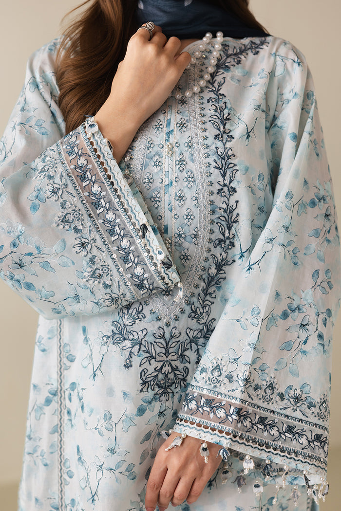 Baroque | Luxury Summer Pret | UF-4422 - Luxury Dress - available at Maria Faisal in UK and USA.