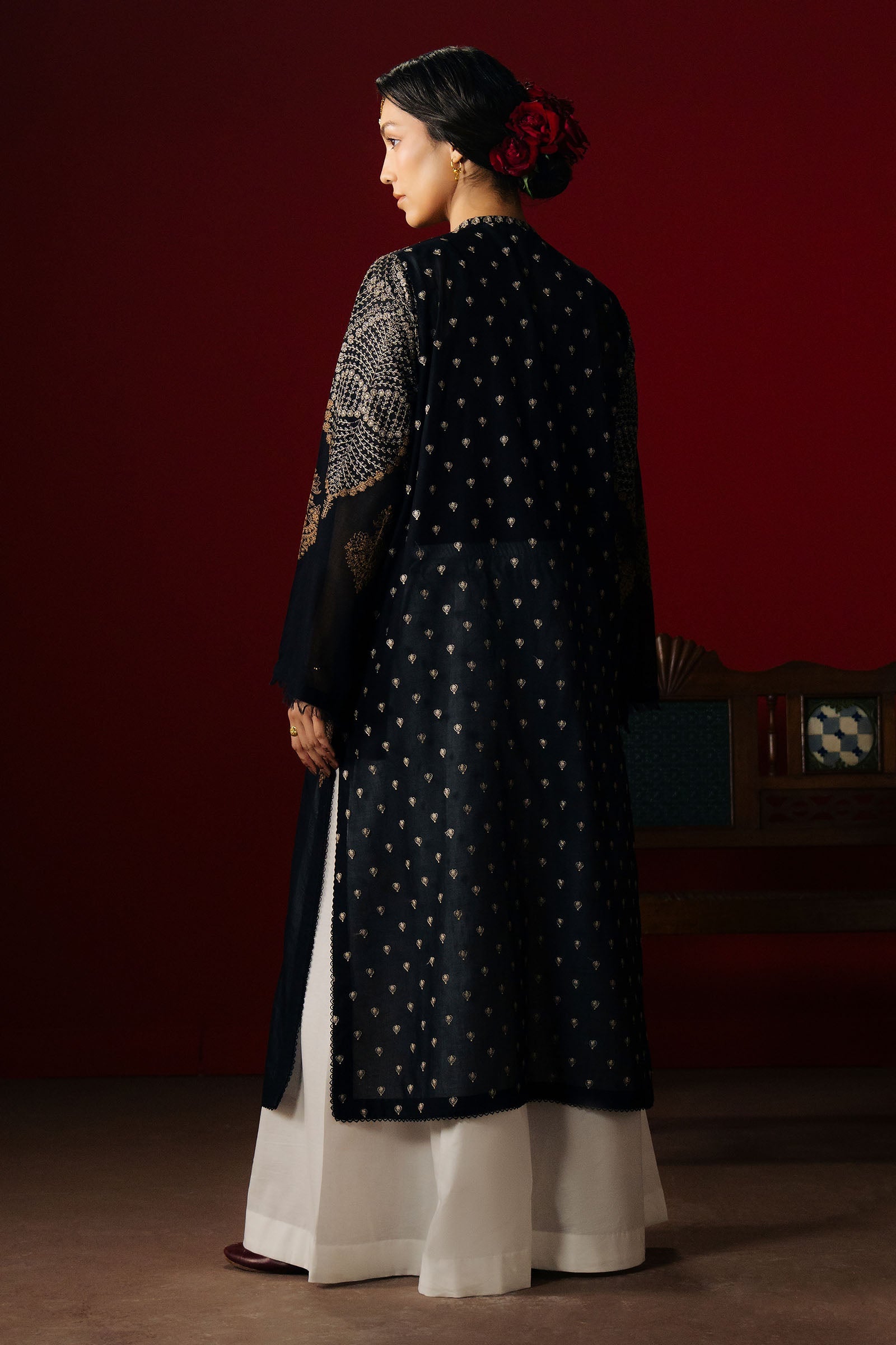 ZaraShahJahan | SS26 | Zaroon - Festive Dress - available at Maria Faisal in UK and USA
