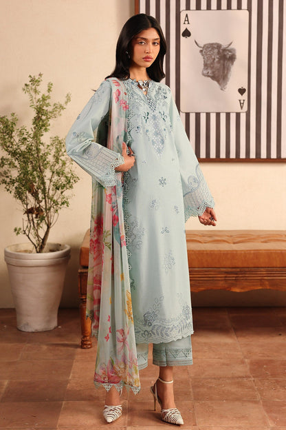 Nureh | Raha Lawn | NE-250 - Luxury Dress - available at Maria Faisal in UK and USA.